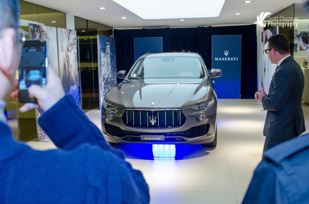 VIP interest in Maserati SUV car Launch